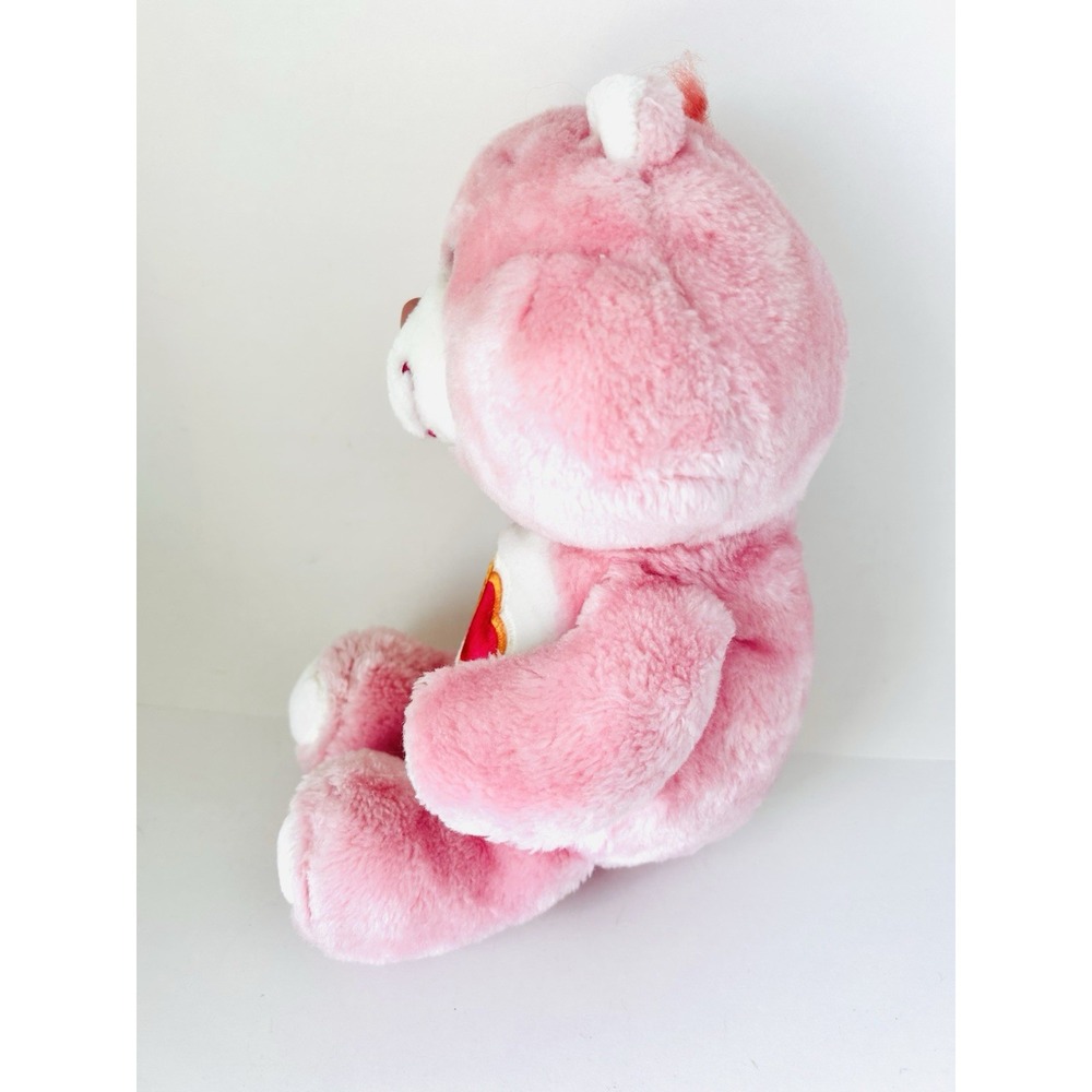 Care Bears Original Vintage Love A Lot Bear Pink‎ With Hearts Stuffed Plush 13" - Picture 3 of 12